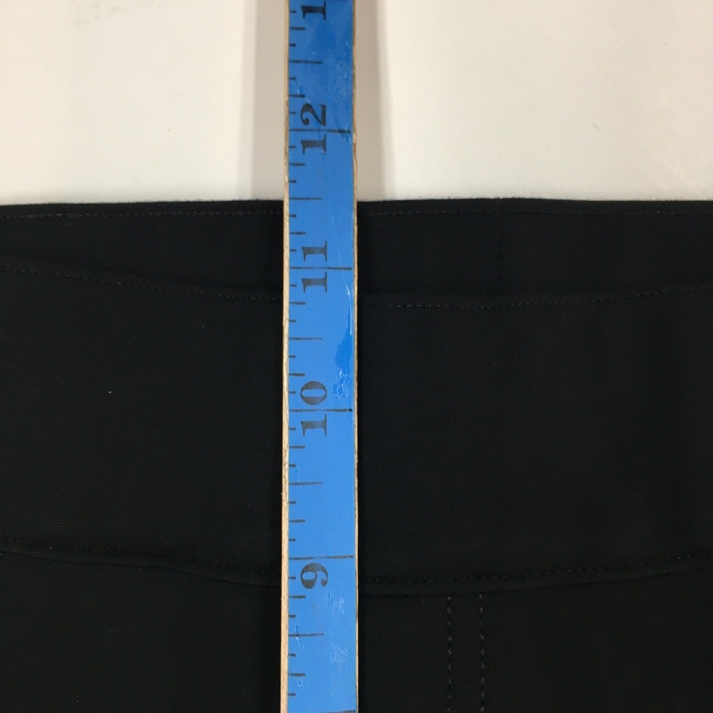 Spanx Smoothing Ponte Knit High Rise Leggings Women's Medium Black Office Mod - Picture 14 of 16